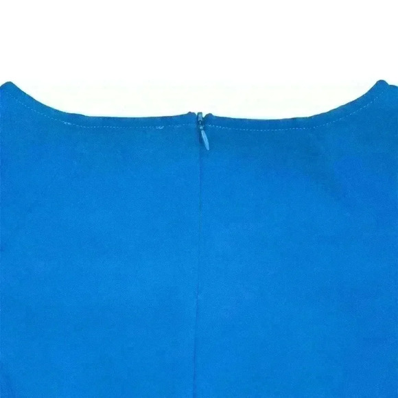 STYLESTALKER Electric Blue Cap Sleeve Top - Picture 3 of 5